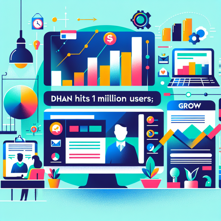 Dhan Hits 1 Million Users; Groww Leads Stockbroking Market
