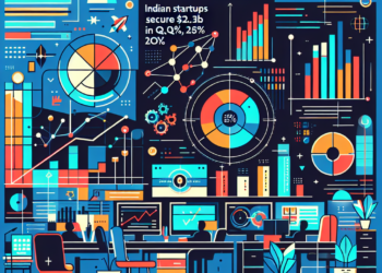 Indian Startups Secure .3B in Q1 2026, 26% Decline YoY