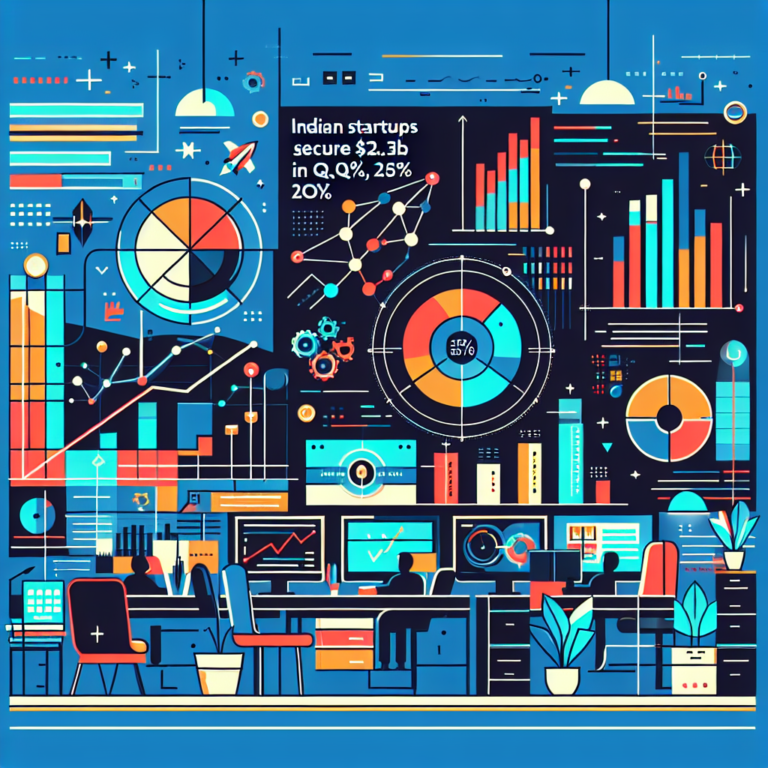 Indian Startups Secure .3B in Q1 2026, 26% Decline YoY